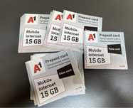 Карта сим 15 GB интернет за  телефон получава смс за акаунти sim card