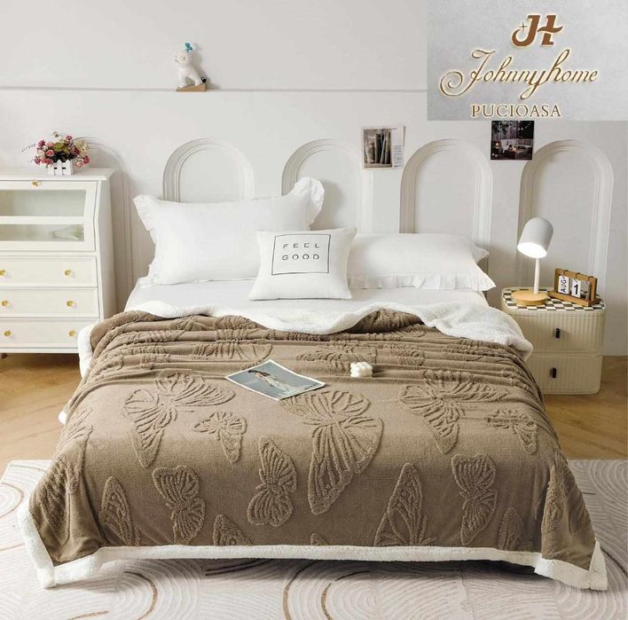 Paturi groase cu fluturi