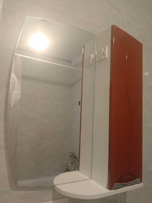 Пенал для ванной зеркало