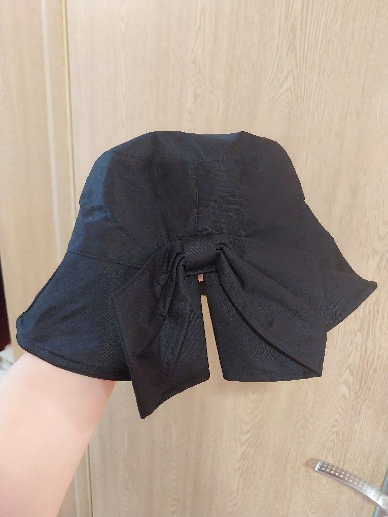 Дамска ,,bucket" шапка с голяма панделка
