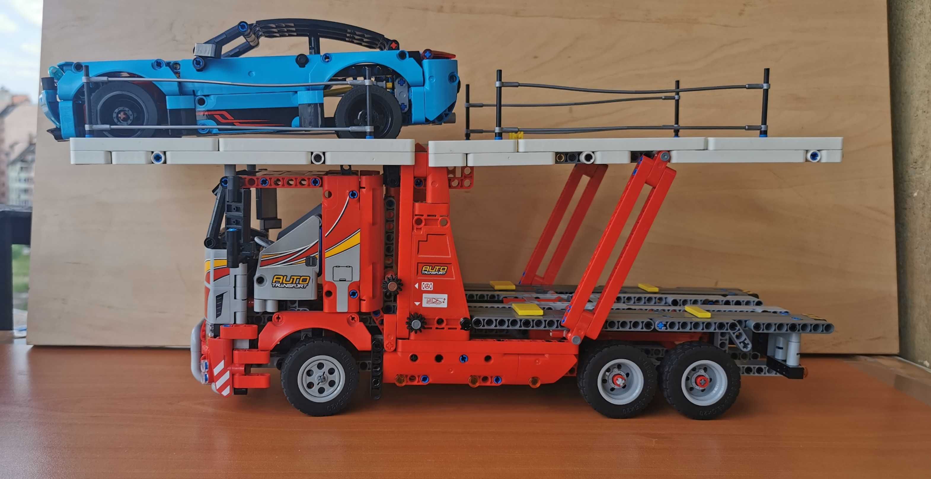 Lego Technic 42098 - Автовоз + 42093 Chevrolet Corvette ZR1