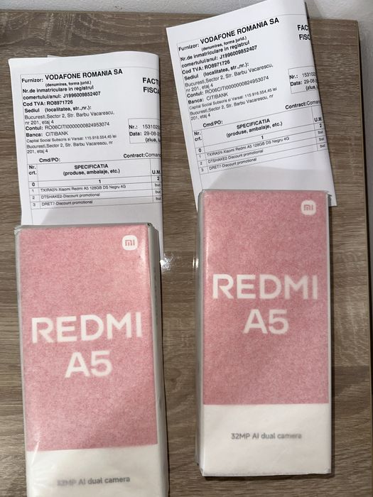 Telefoane Xiaomi Redmi A5 128GB Negru 4G