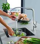 Grohe Essence Baterie bucatarie furtun extensibil cu monocomandă