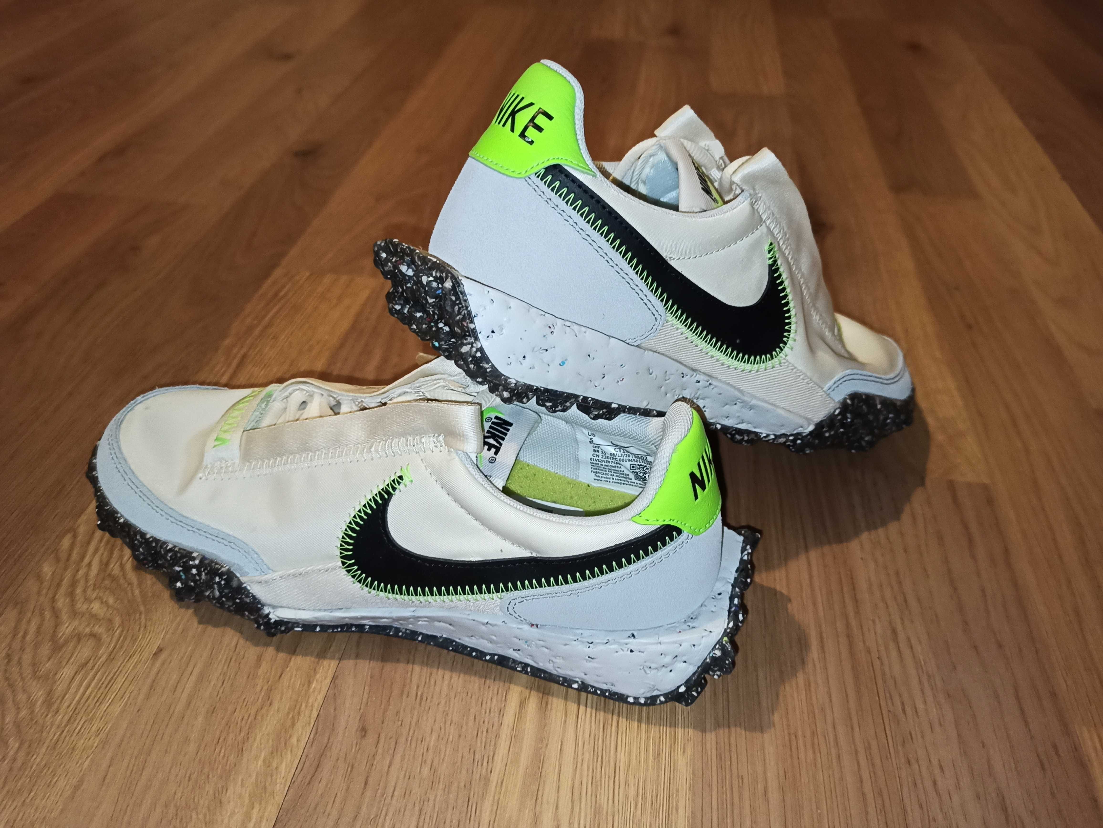 Найк Дамски маратонки женски обувки Nike Waffle Racer Crater 36.5