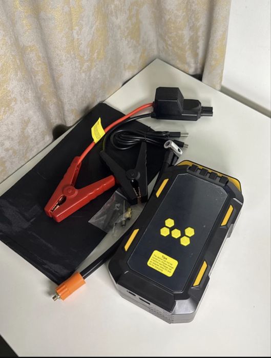 Starter Auto 5000A + Compresor + Powerbank + Lanternă