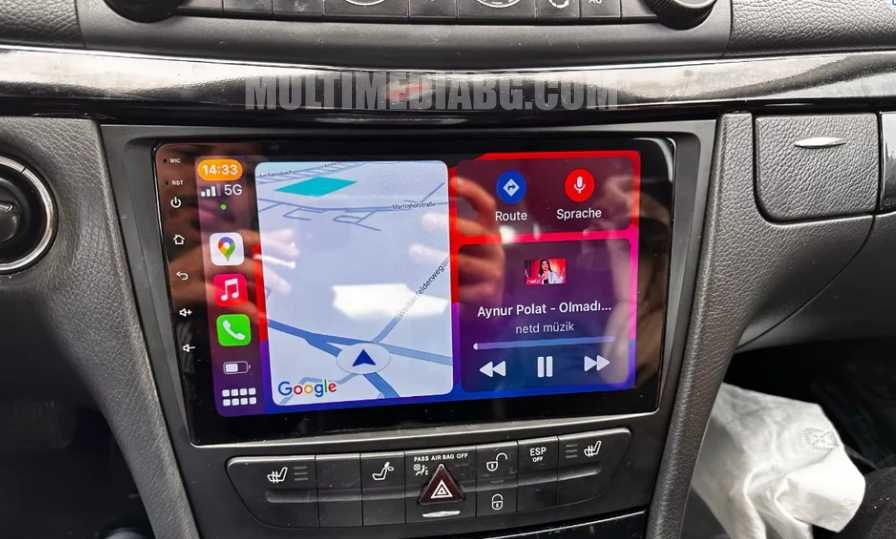 Mercedes E class W211,CLS 2002г-2010г Мултимедия Навигация Android