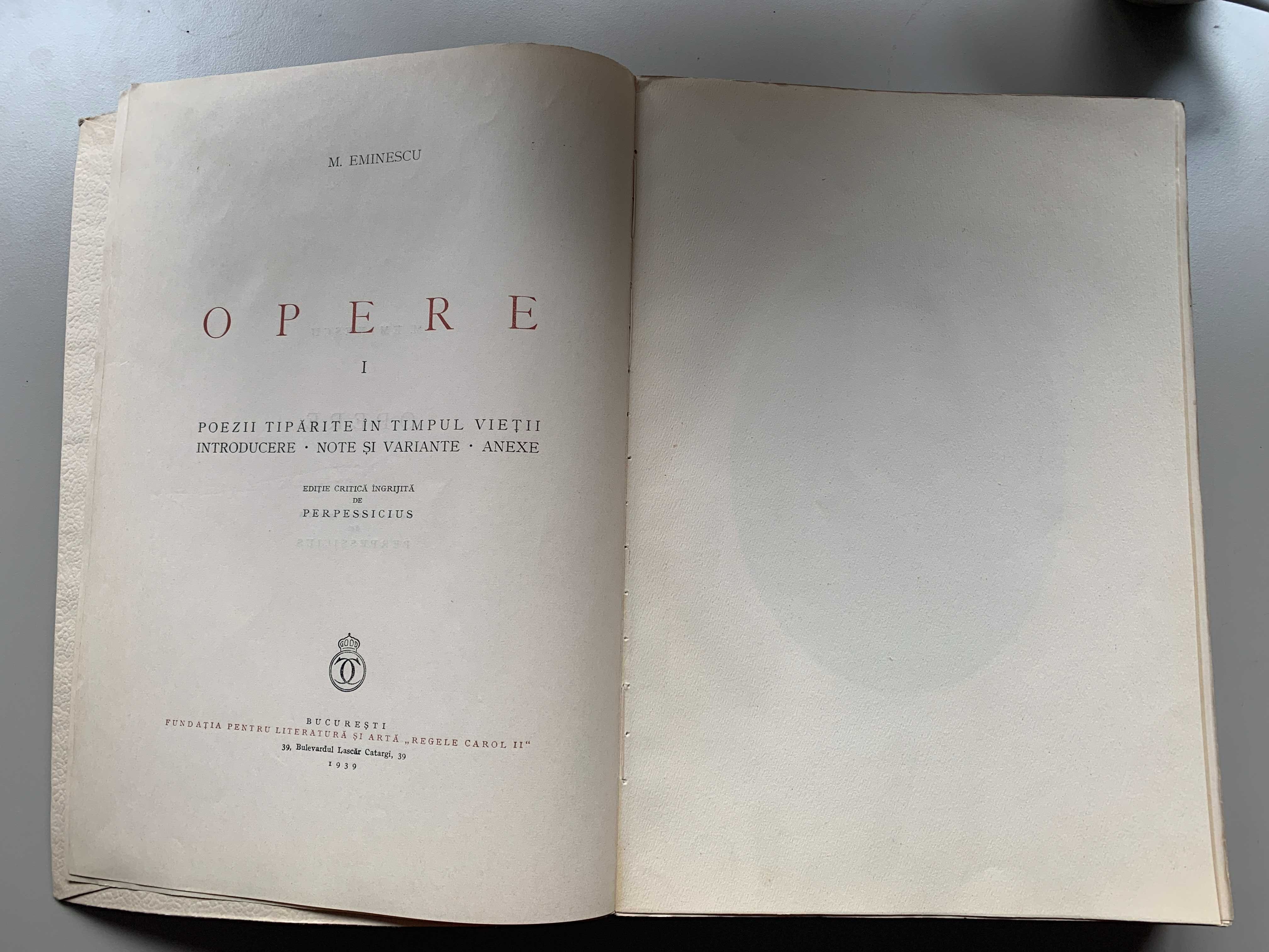 Mihai Eminescu Opere vol. 1