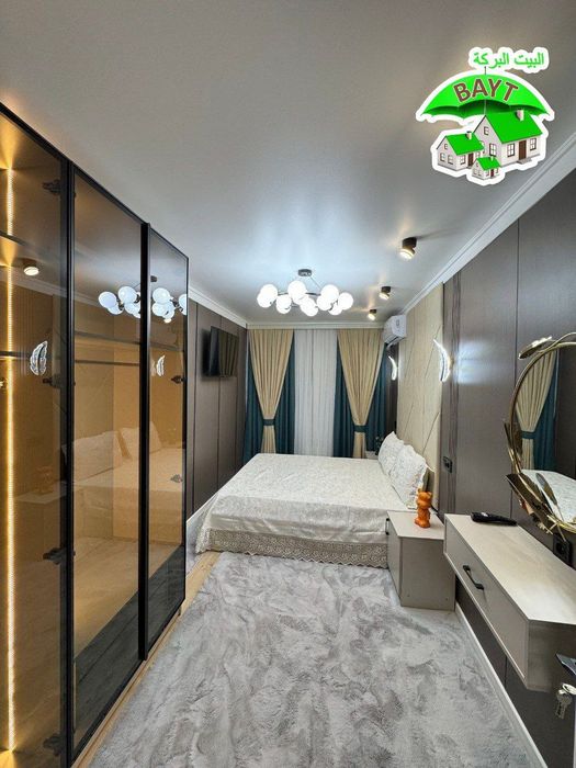 ^НОВЗА Метро 2в4/3/4 Ул.Мукими 2×6 балкон Кирпичный дом Мебель+техника