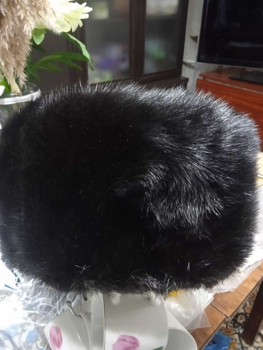 Шапка мужская норковая.