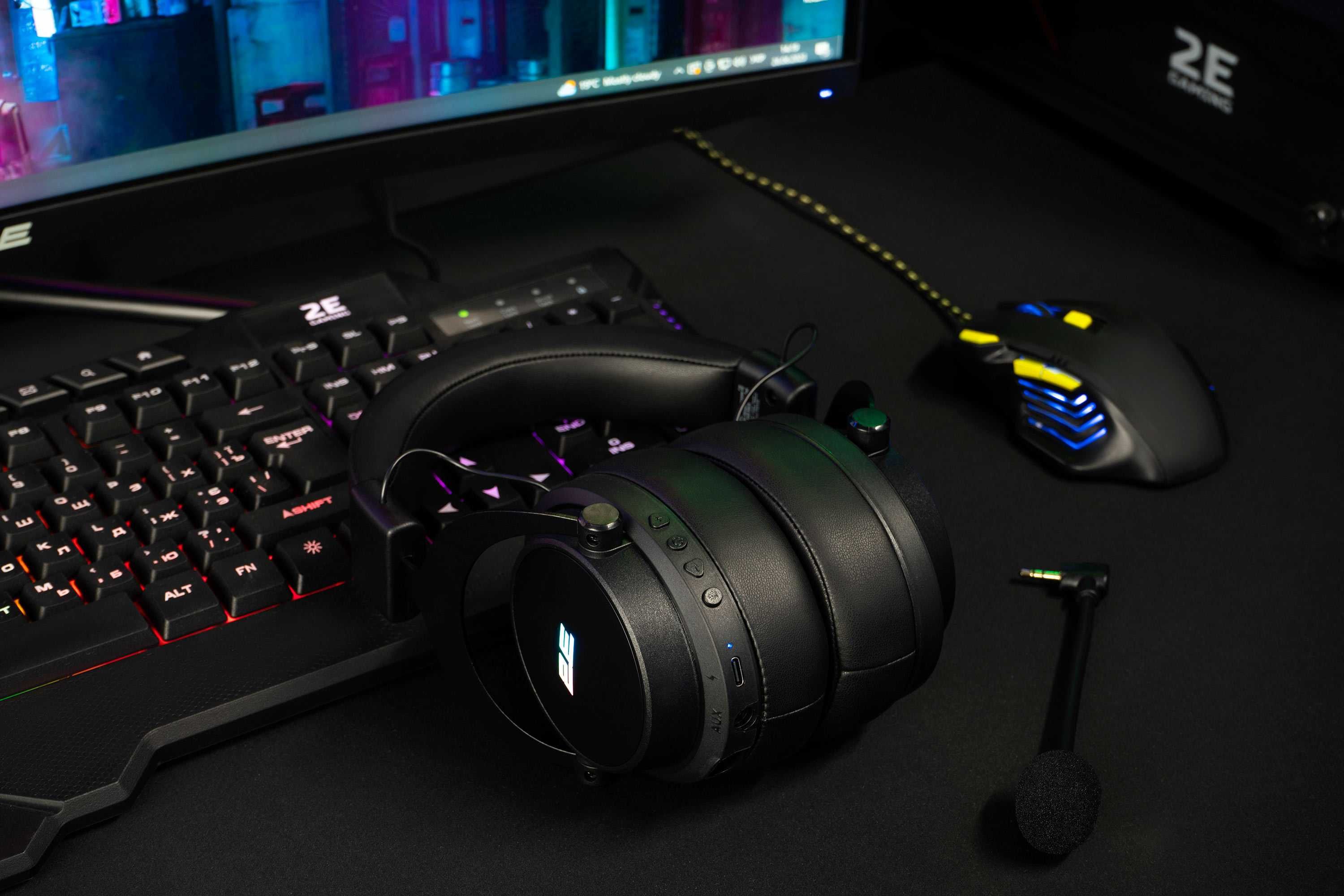 [НОВЫЕ] Наушники 2E Gaming Headset HG360 WL RGB Black