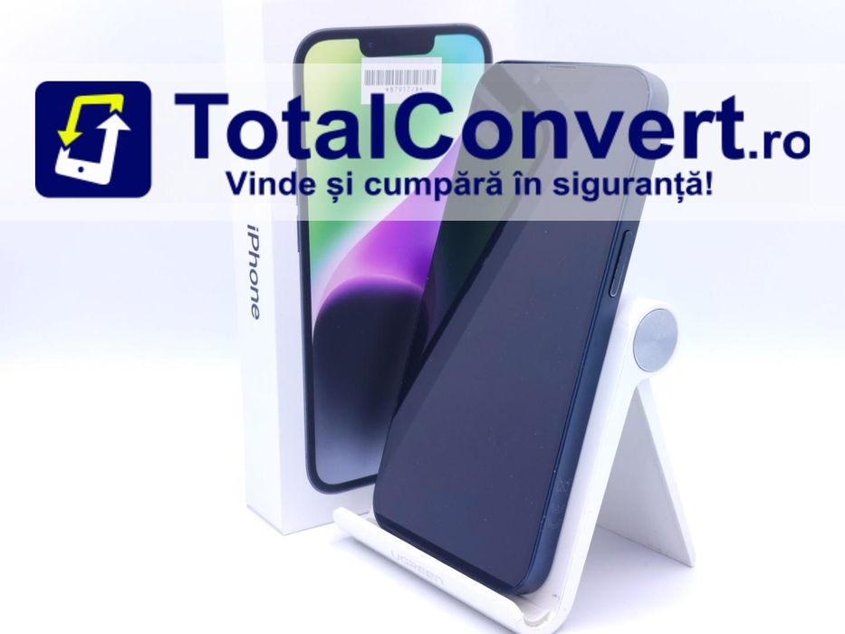 Apple iPhone 14 128GB Black 6GB Single SIM, Garantie 24 luni | #D87917