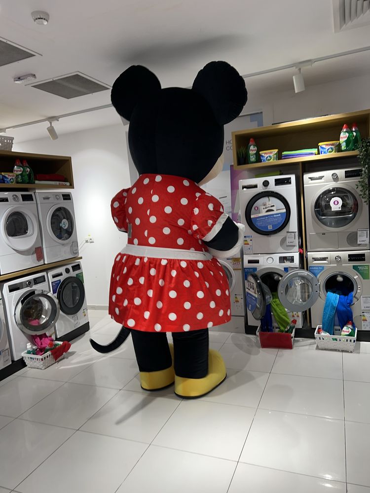 Minnie mouse 2.6 m mascota gonflabila , noua, sigilata