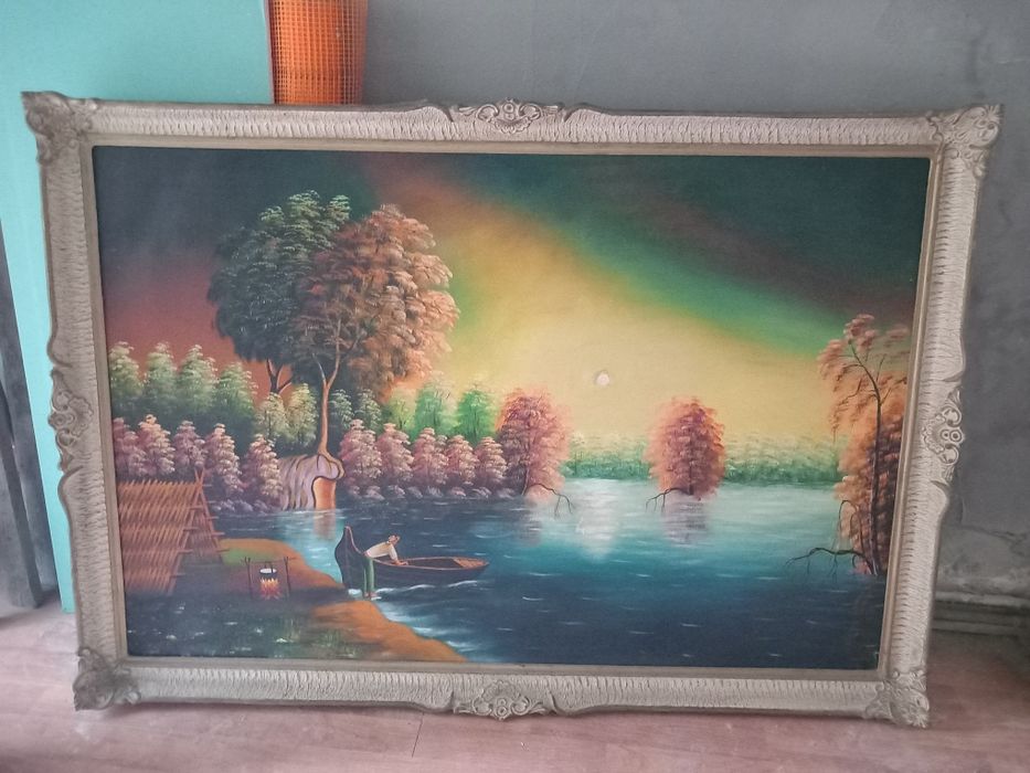 Tablou pictat în ulei pe panza