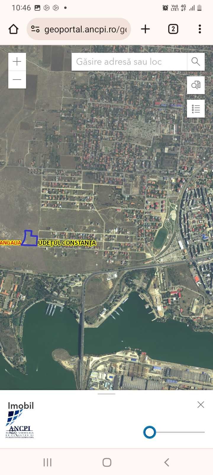 Teren intravilan Mangalia 10.000 mp deschidere la noul bulevard Vieru