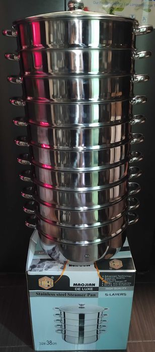 Мантоварка большая диаметр 38см.Высота5,6,7,8,9,10,11эт.НОВАЯ.Доставка