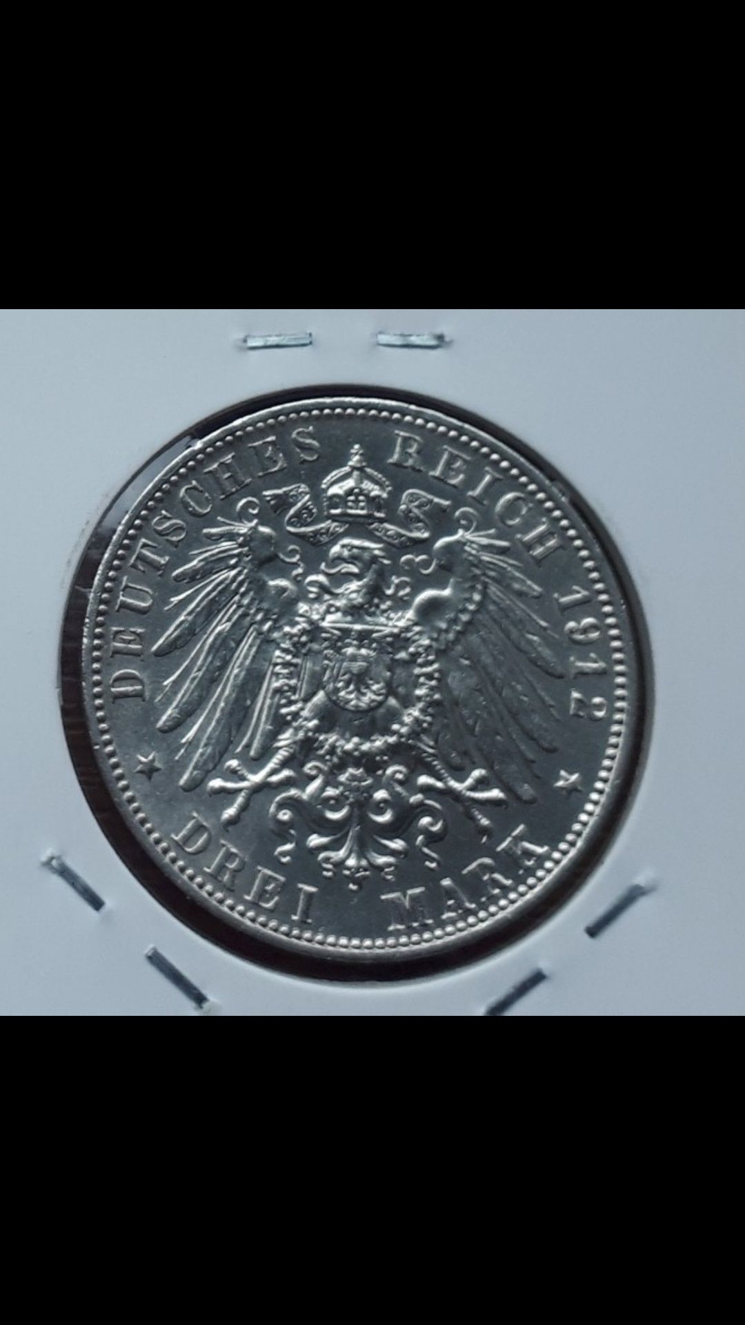 Серебряная монета Германии.