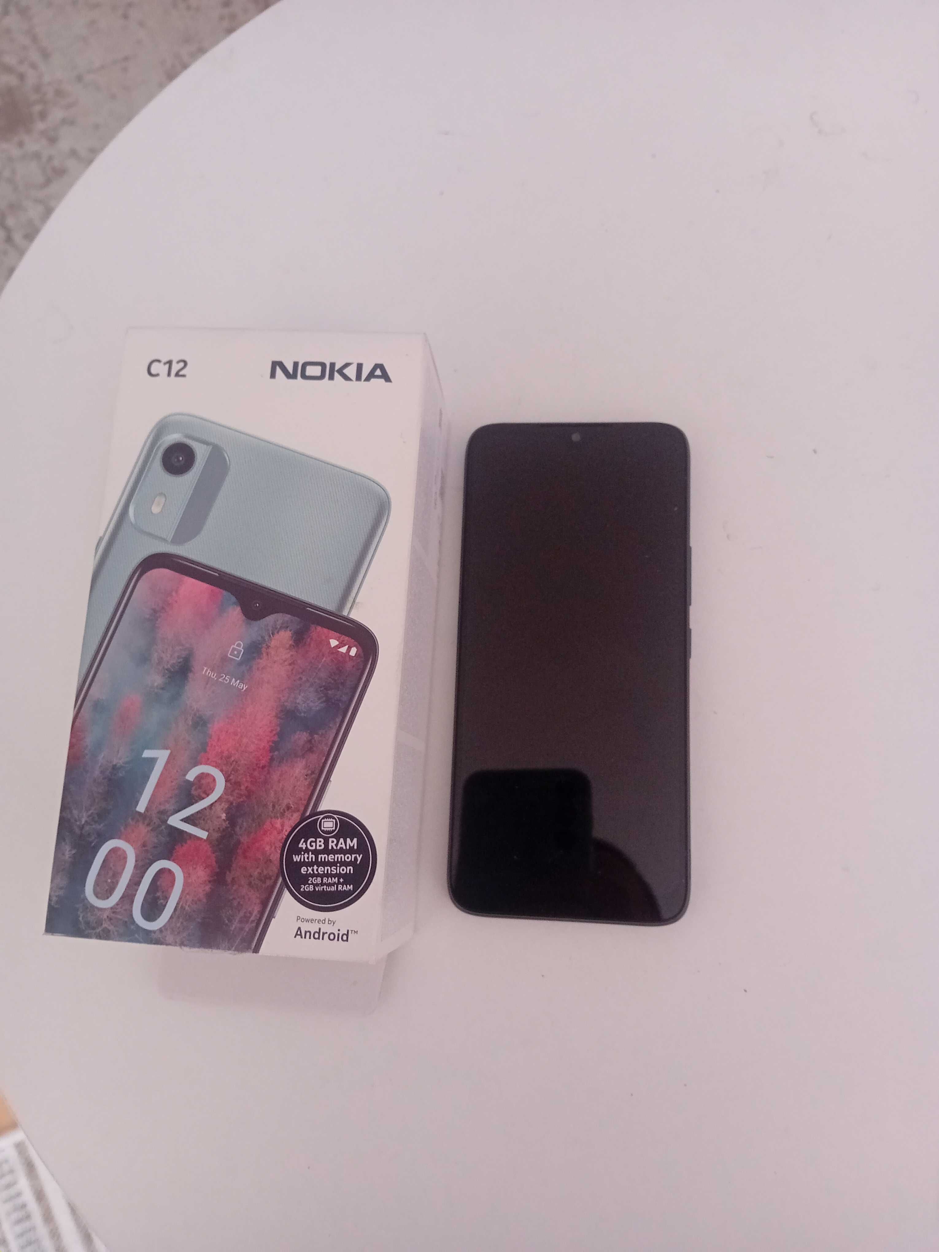Телефон Nokia  C 12  нов в кутия неизползван.