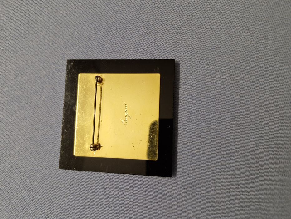 Broșă vintage, Haute Couture - semnată LANGANI (anii 1970)