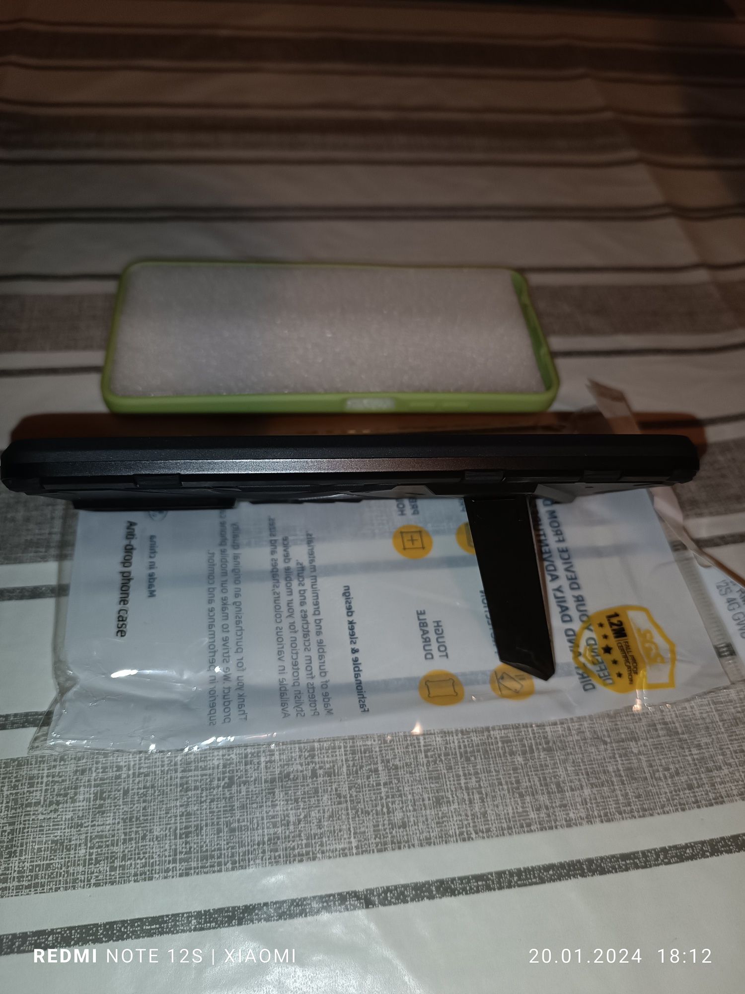 Силиконов калъф и твърд гръб за Xiaomi Redmi Note 12S