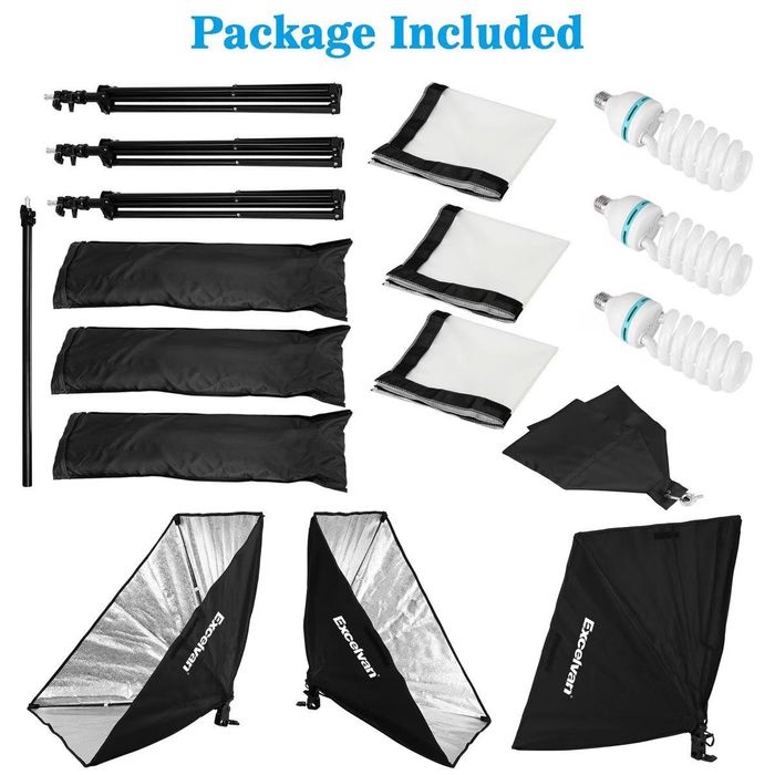 Осветление за студио softbox