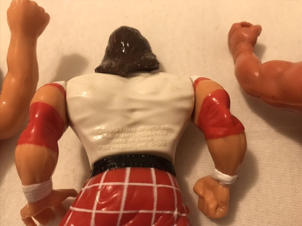 Figurine rare WWE Titans Sports Macho man 1990