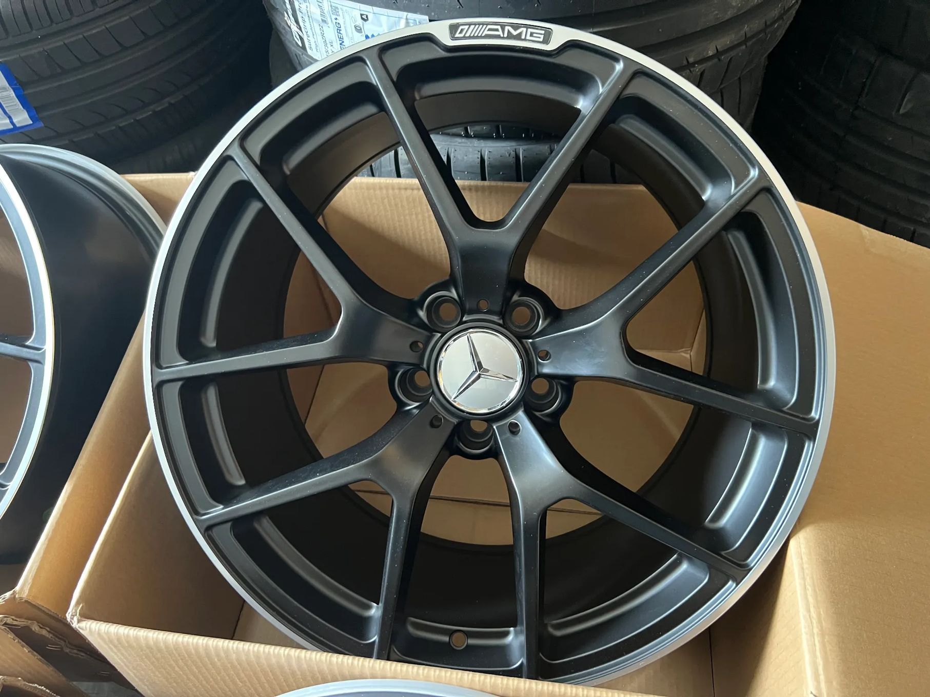 Jante Mercedes19 R19 AMG Negru lucios R19 W222 W221 W212 W204 W223