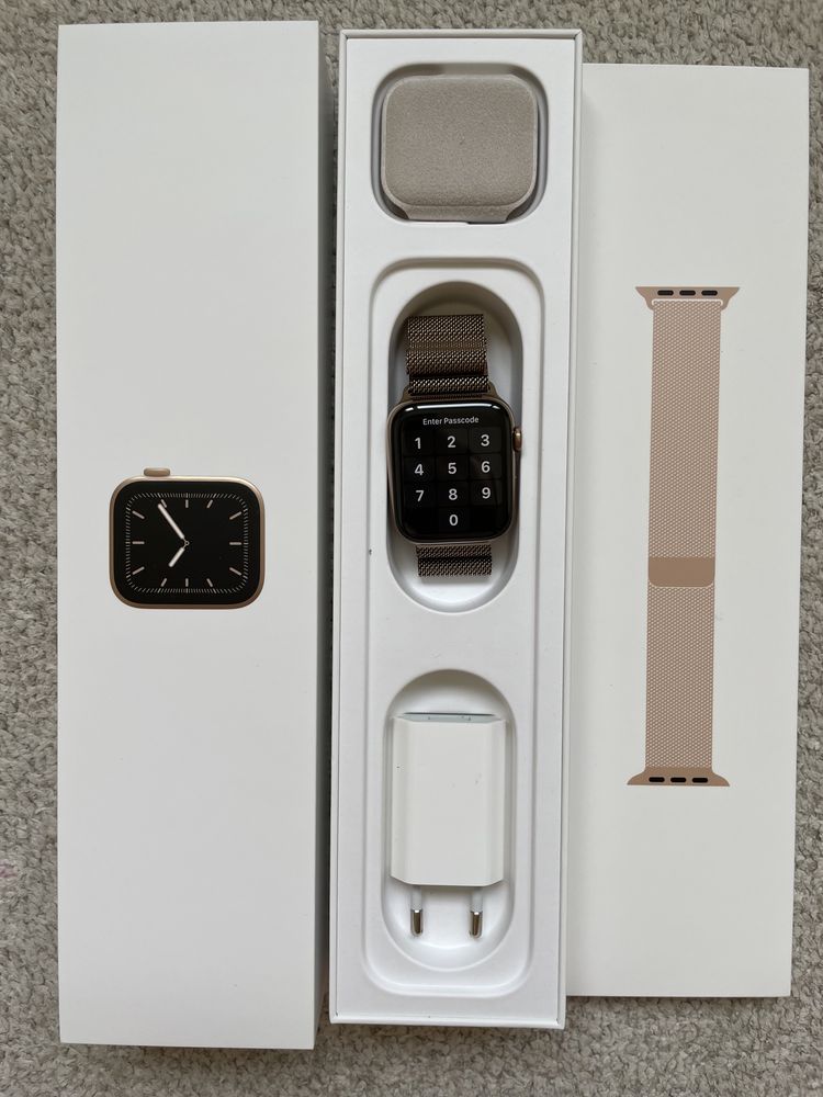 Apple Watch 5 Stainless Steel Gold LTE+GPS