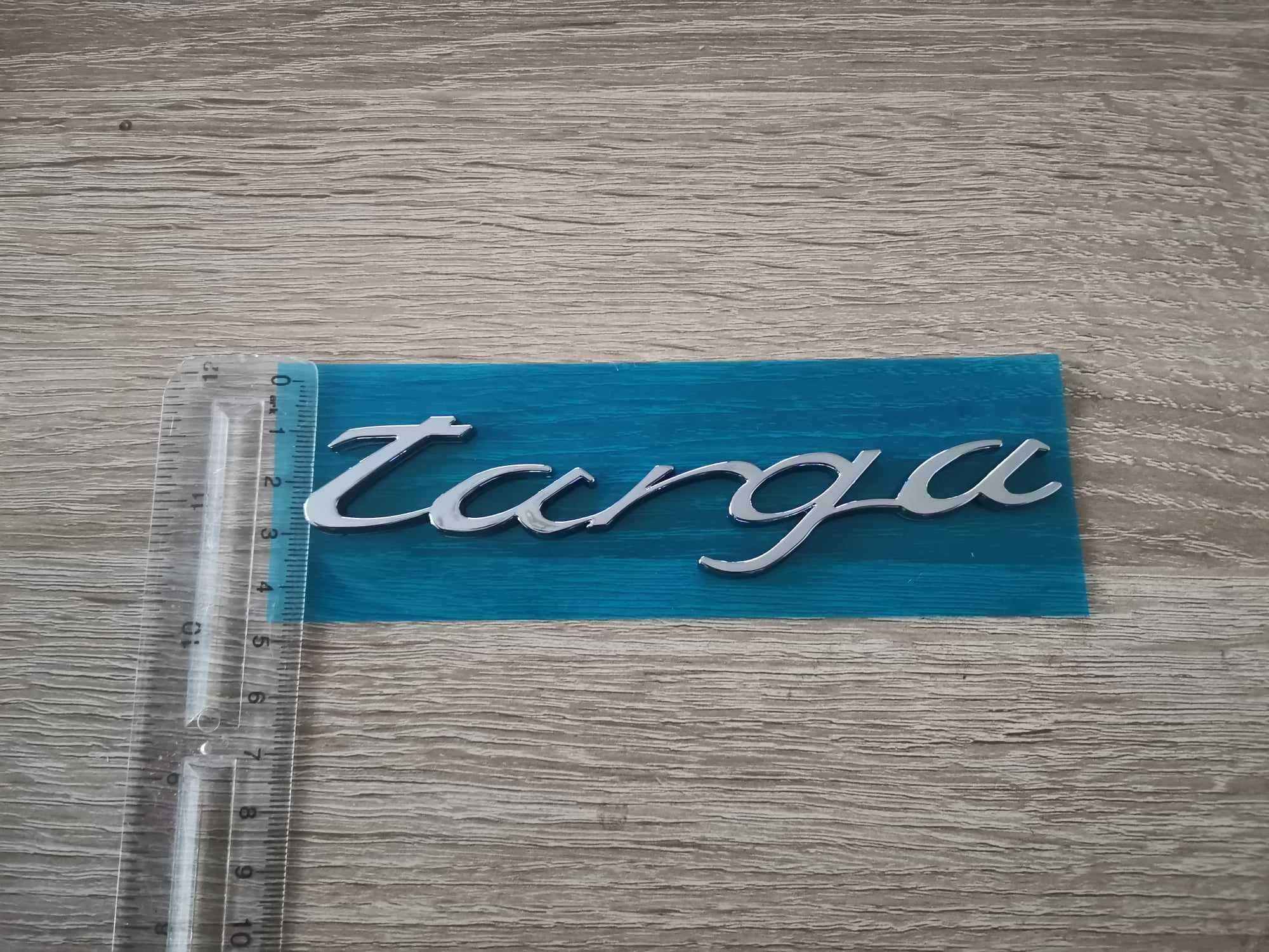 Porsche Targa сребрист гланц надпис емблема