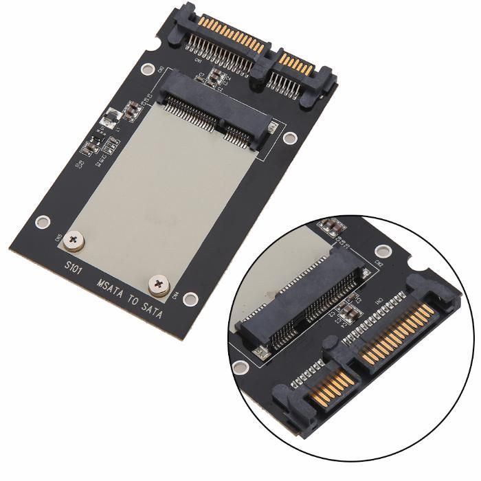 Adaptor SSD mSATA la SATA 3 pt ssd-uri mSATA de 50mm