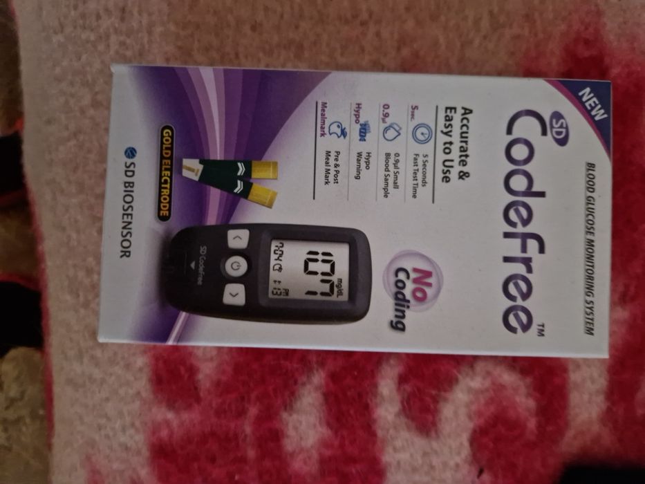 Vănd tester Glicemie CodeFree Nou