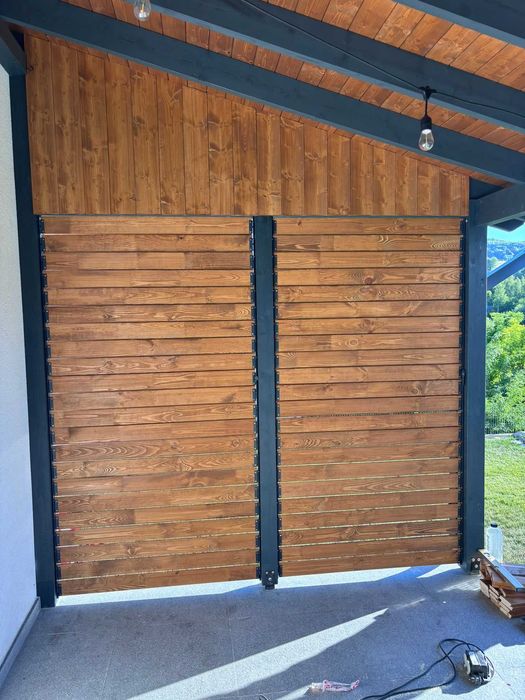 Glisiere aluminiu pentru terase