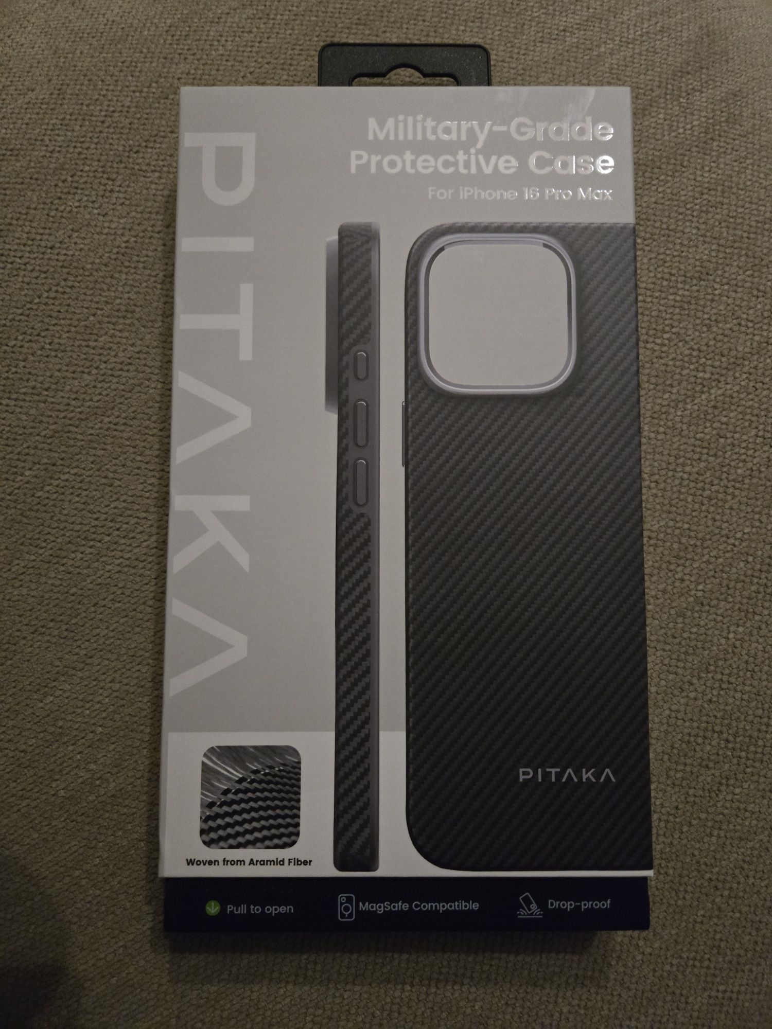Калъф- Pitaka Military-Grade Protective Case IPhone 16 Pro Max