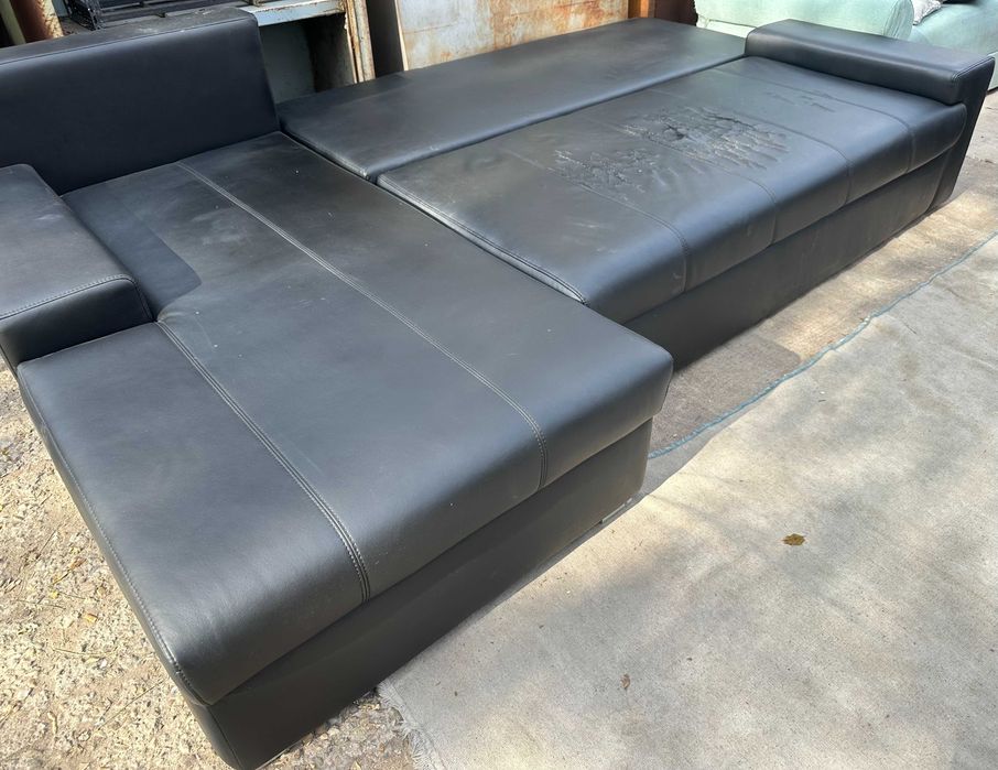Canapea Extensibila tip Coltar 2,90 m; Pat cu Saltea 240x160 cm