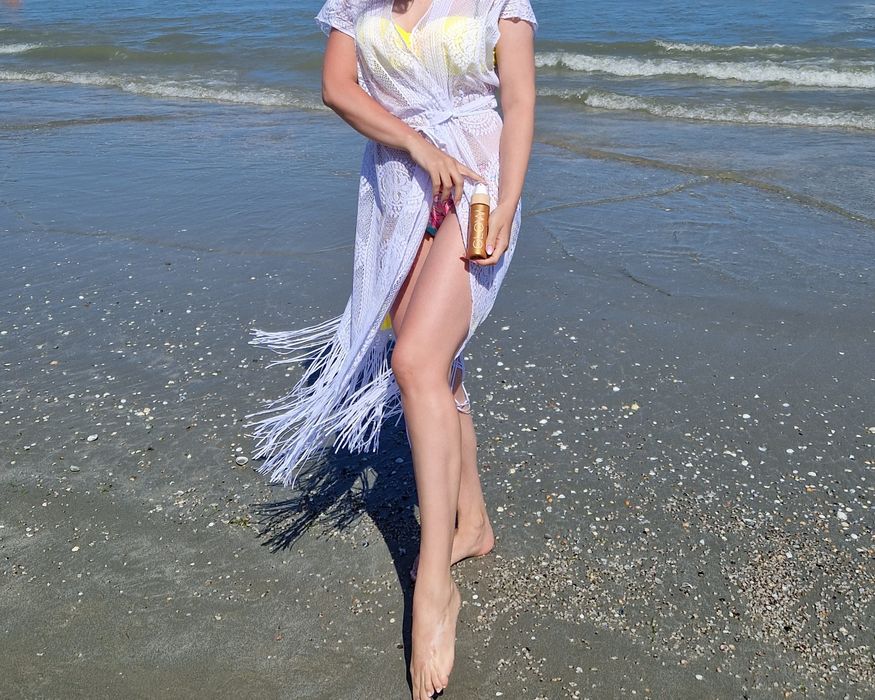 Rochie plaja pentru zile călduroase !!