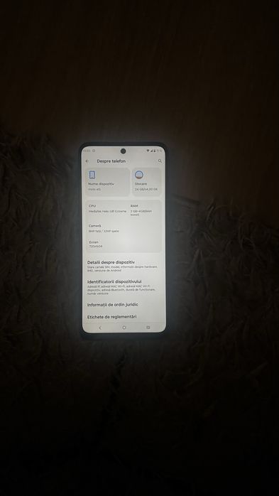 motorola e15.  64gb cu6gb ram