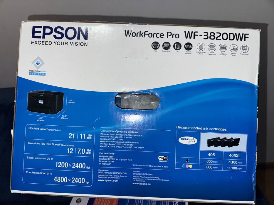 Imprimantă Epson WorkForce Pro wf-3820DWF