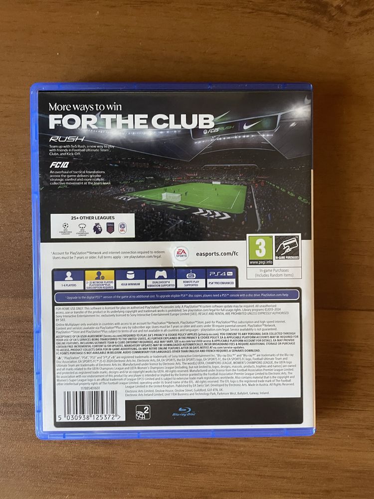 Fc 25 за ps4.