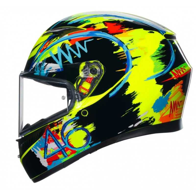 НОВА КАСКА AGV K3 Rossi Winter Test 2019