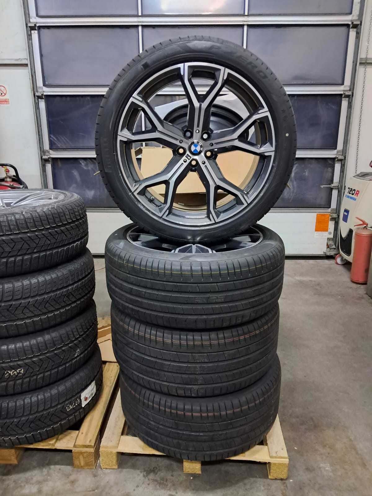 Jante BMW X5 G05 X6 G06 Anvelope vara 275 40 21 Pirelli 315 35 21