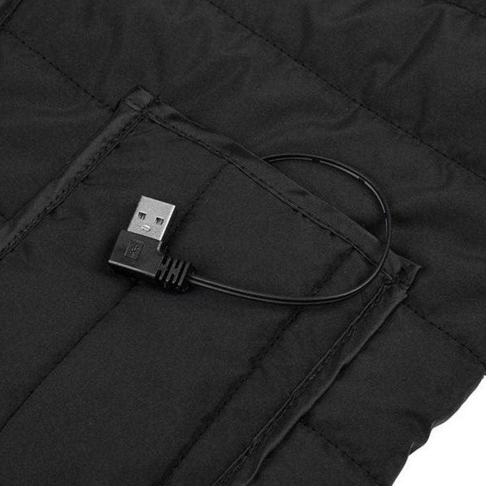 Vesta incalzita prin USB cu 9 zone de incalzire