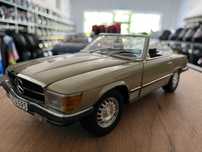 Рядък модел метална колекционерска количка MERCEDES 350 SL 1977г 1:18
