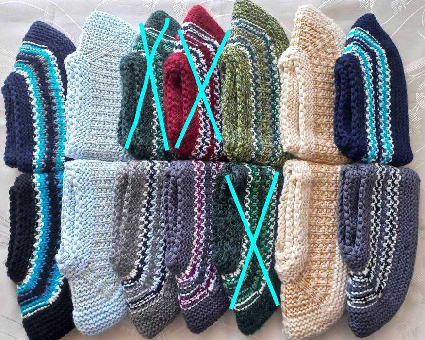 Домашно плетени терлици (мъжки, дамски и детски)