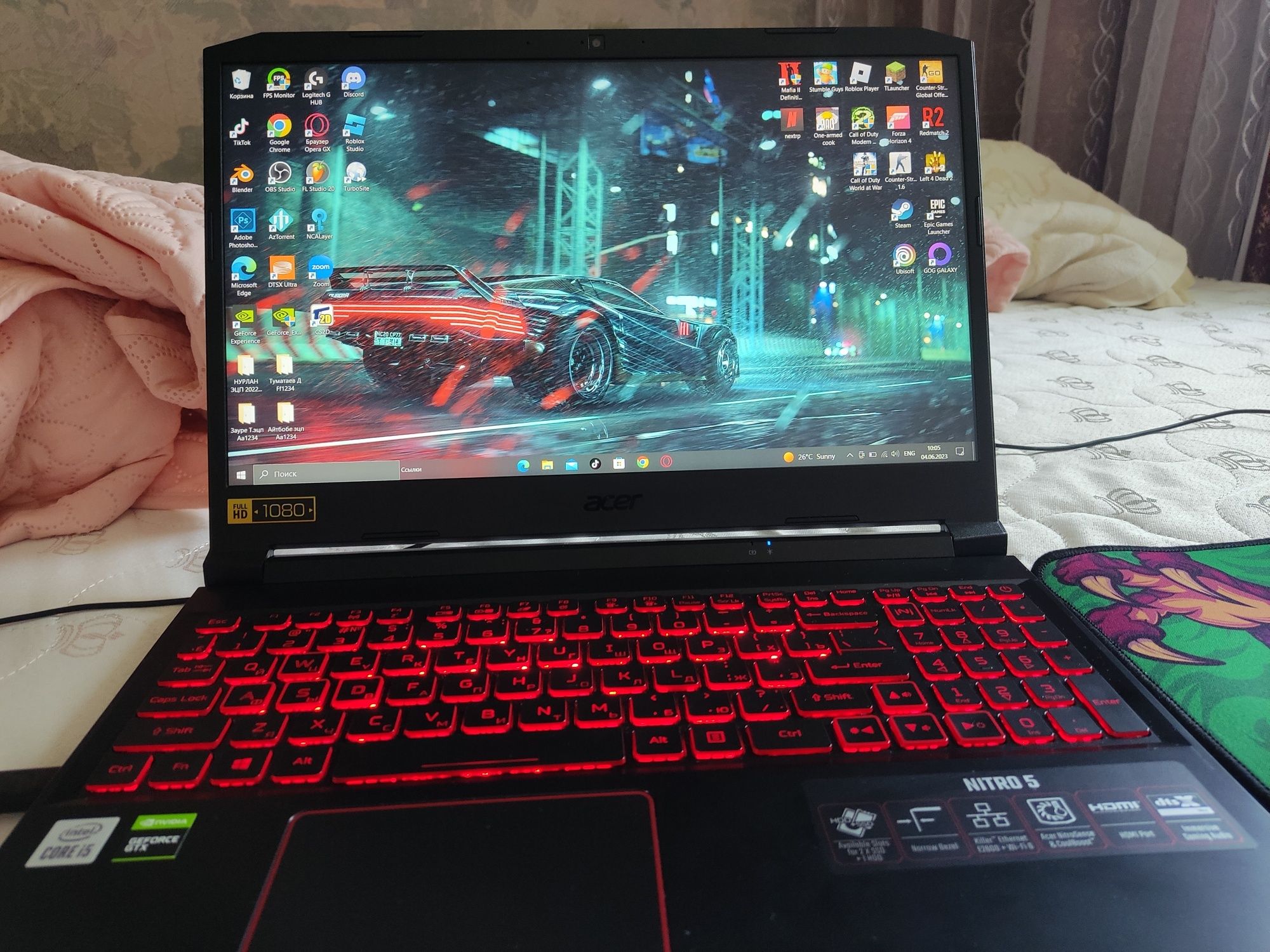 продам или обменяю игровой ноутбук acer nitro 5 в отличном состоянии