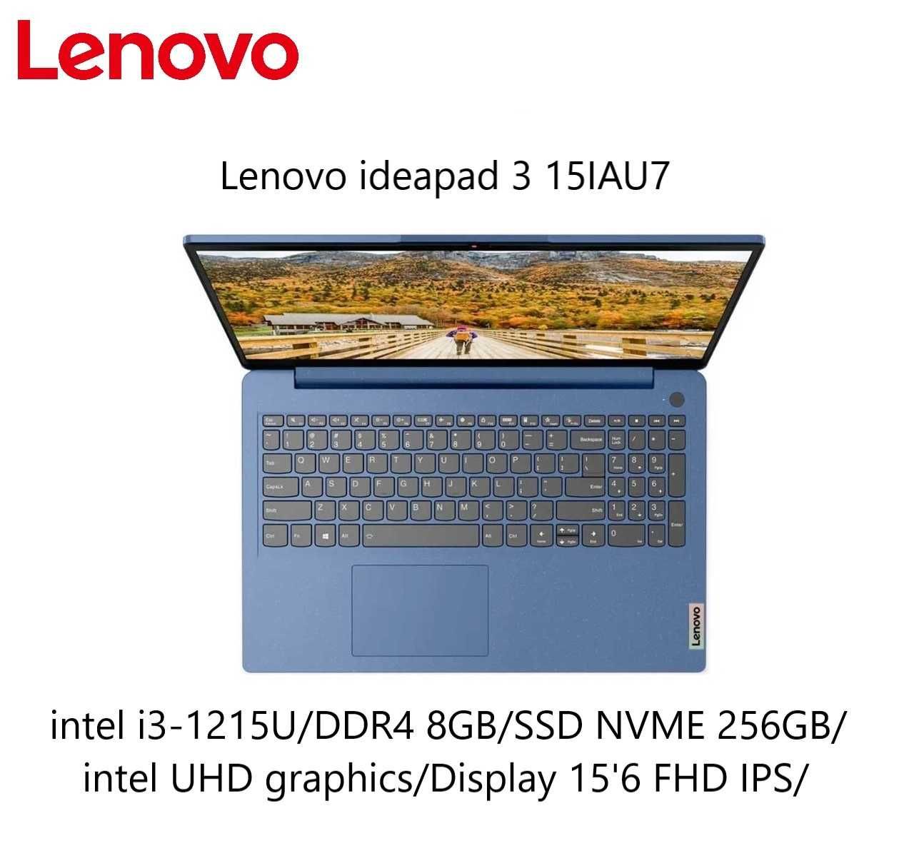 Lenovo Ideapad 3 15IAU7 intel i3-1215U (6/8 yadro 4.4ghz)