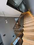 Balustrada din  sticla