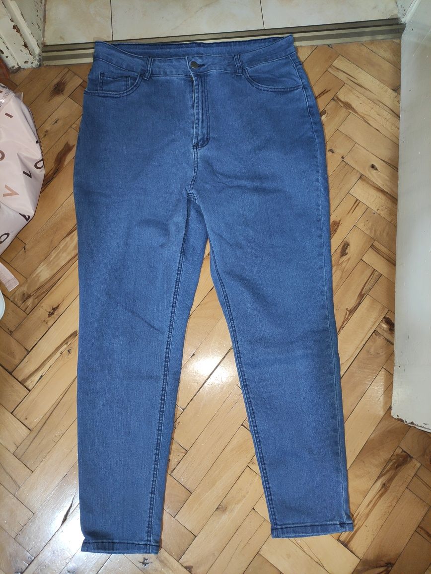 Сини дамски дънки 2 XL
