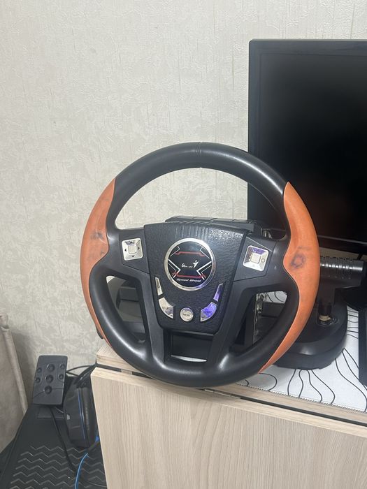 Игровой руль название руля, Genius Speed Wheel 6 MT.