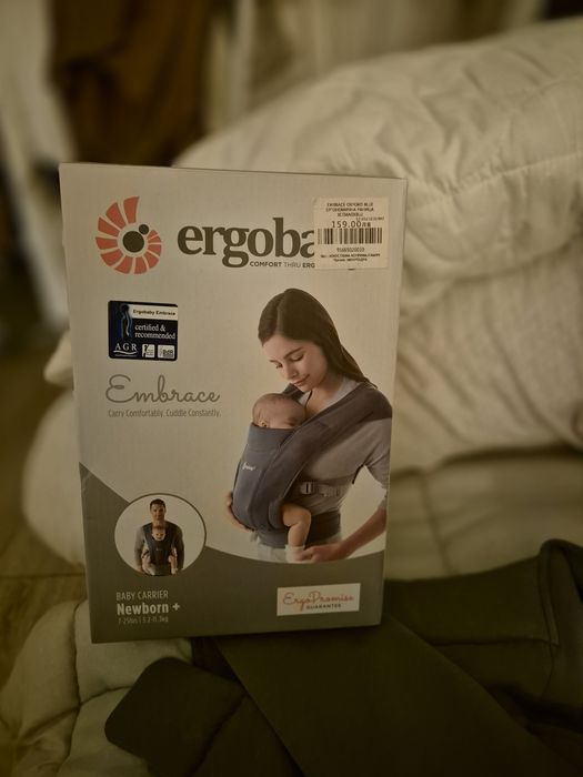 Ергономична раница Ergobaby - Embrace, Oxford Blue