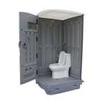 Toaletă Ecologică Racordabilă cu Duș – Cabina Multifuncțională