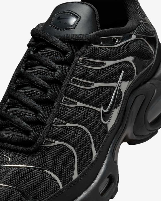 ПРОМО! Nike Air Vapormax TN Black & Metallic Silver
